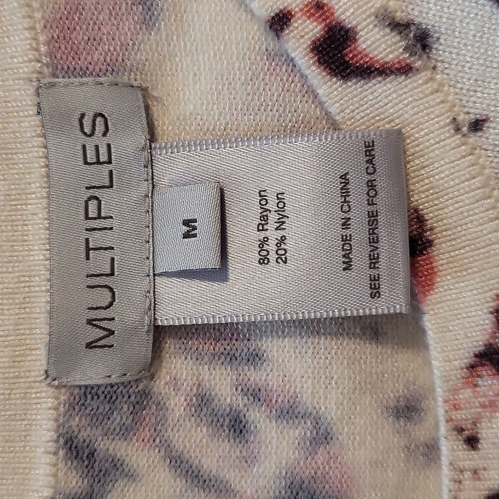 Multiples soft knit animal print sweater - Picture 4 of 6